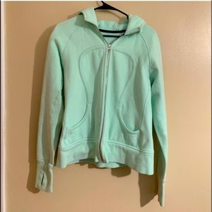 Lululemon mint green zip up